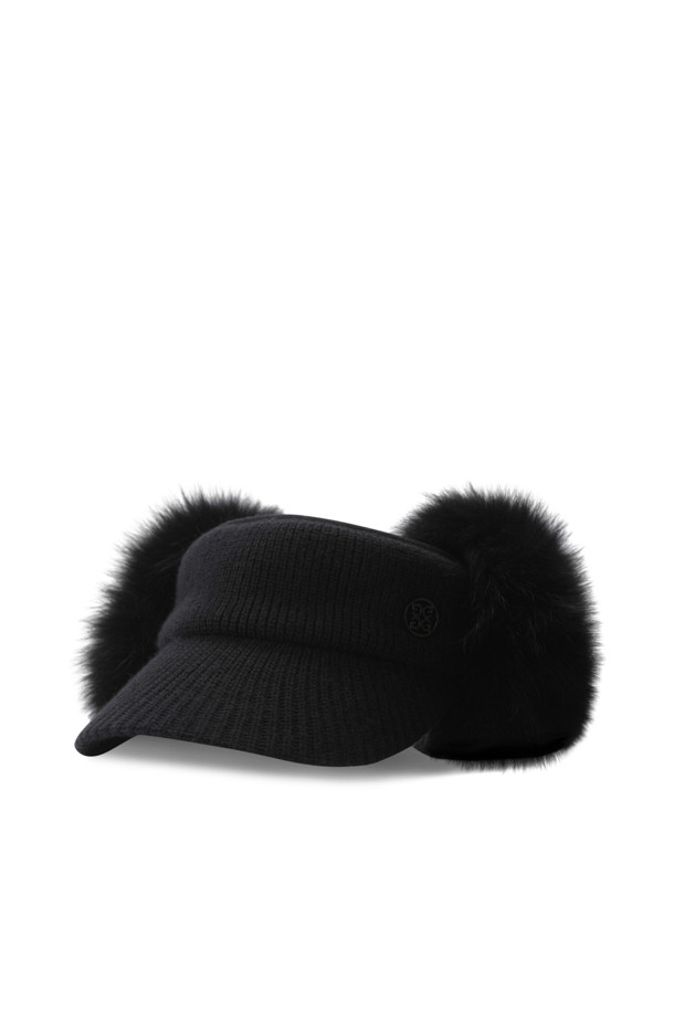 G/FORE -  - CIRCLE G'S KNIT DETACHABLE FUR VISOR(WOMEN)