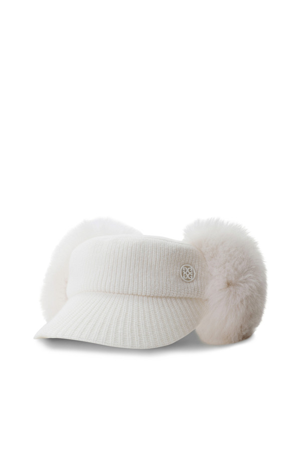 G/FORE -  - CIRCLE G'S KNIT DETACHABLE FUR VISOR(WOMEN)