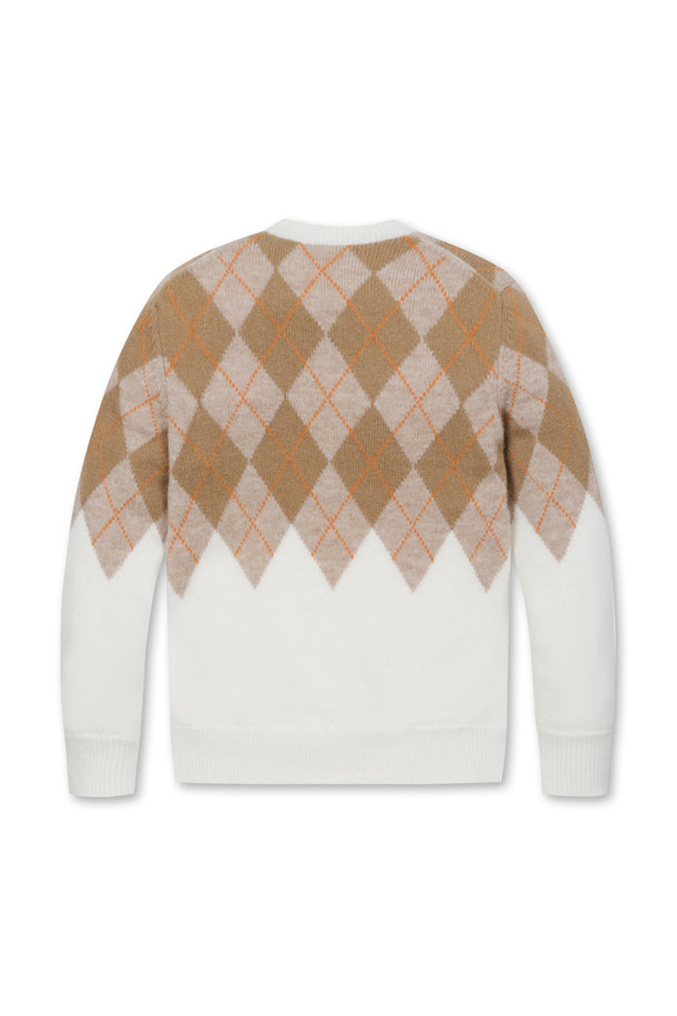 G/FORE -  - ARGYLE PATTERNED WINDPROOF SWEATER(MEN)