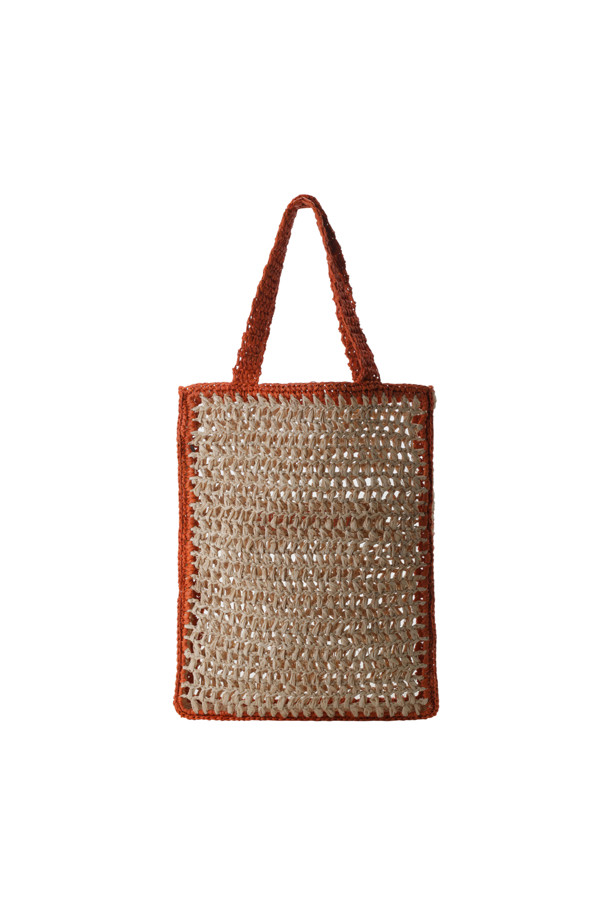 G/FORE -  - RAFFIA SQUARE TOTE BAG