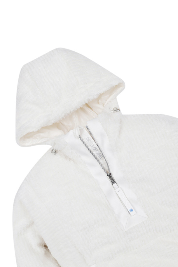 G/FORE -  - SOFT PLUFFY HODDIE ANORAK JUMPER(WOMEN)