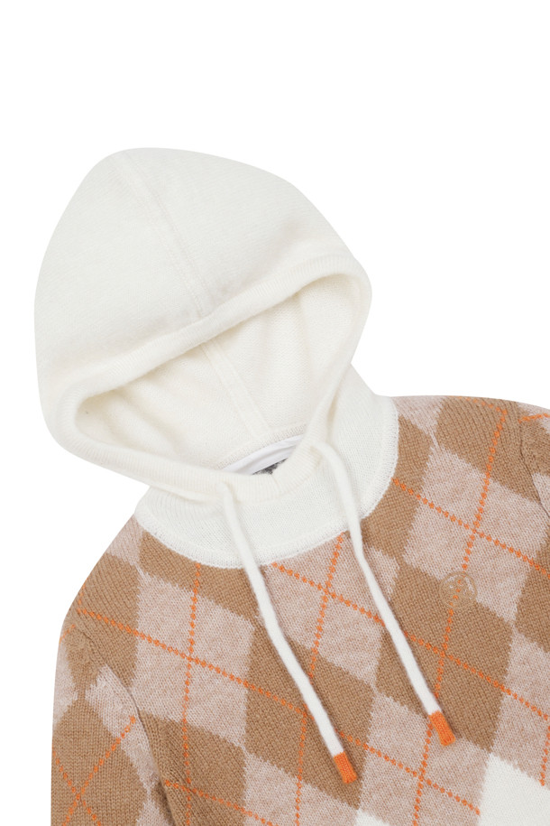 G/FORE -  - ARGYLE PATTERNED HOODIE(WOMEN)