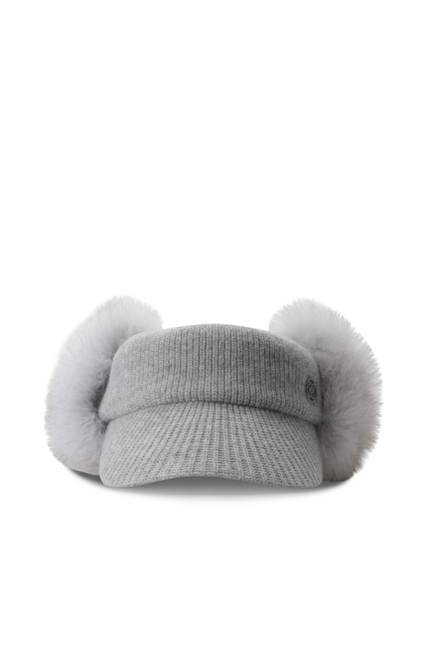 G/FORE -  - CIRCLE G'S KNIT DETACHABLE FUR VISOR(WOMEN)