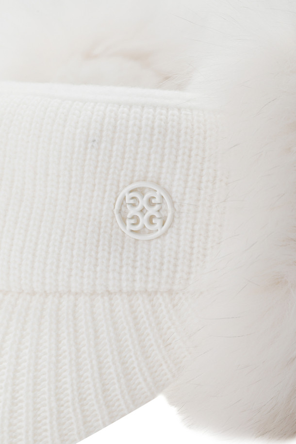 G/FORE -  - CIRCLE G'S KNIT DETACHABLE FUR VISOR(WOMEN)