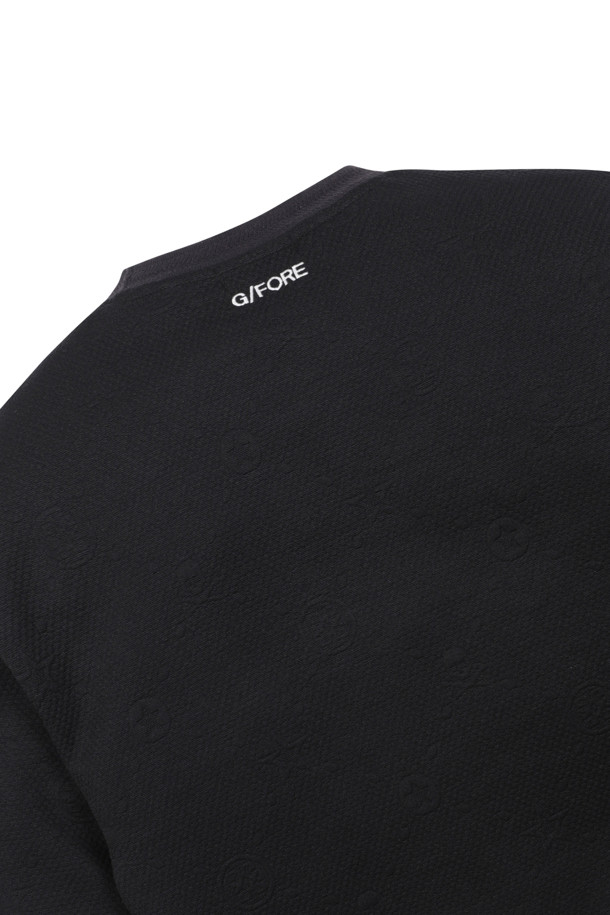 G/FORE - 긴팔 상의 - JACQUARD ROUND CREWNECK T-SHIRTS(MEN)