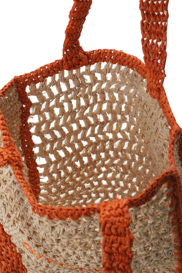 G/FORE -  - RAFFIA SQUARE TOTE BAG