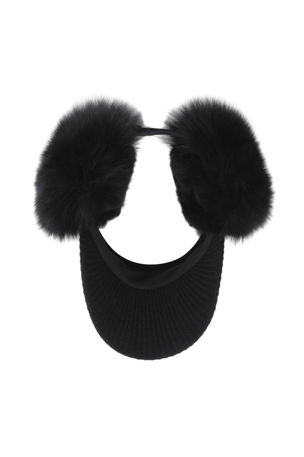 G/FORE -  - CIRCLE G'S KNIT DETACHABLE FUR VISOR(WOMEN)