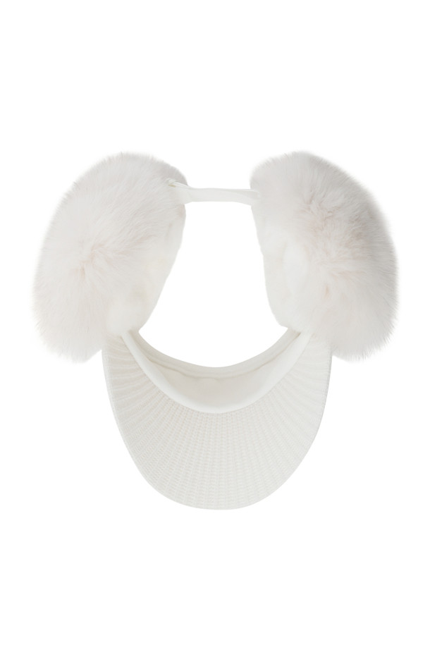 G/FORE -  - CIRCLE G'S KNIT DETACHABLE FUR VISOR(WOMEN)