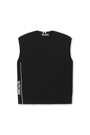 ROUND NECK KNIT VEST(MEN)