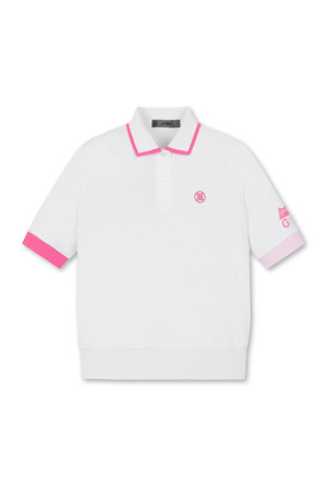 G.112 ARTWORK POLO T-SHIRT(WOMEN)