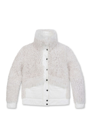 FUR-WOVEN MIXED OUTER(WOMEN)