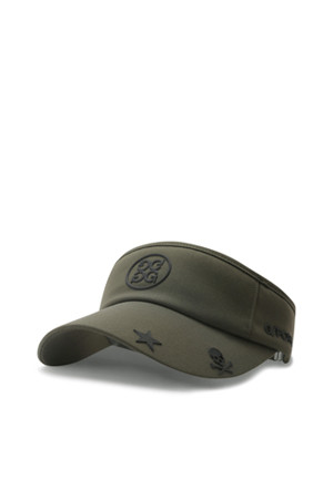 SKULL & T'S  EMBOSSED LOGO VISOR(WOMEN)