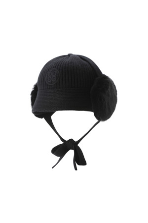 KNIT EARMUFFS BUCKET HAT(WOMEN)