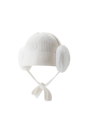 KNIT EARMUFFS BUCKET HAT(WOMEN)