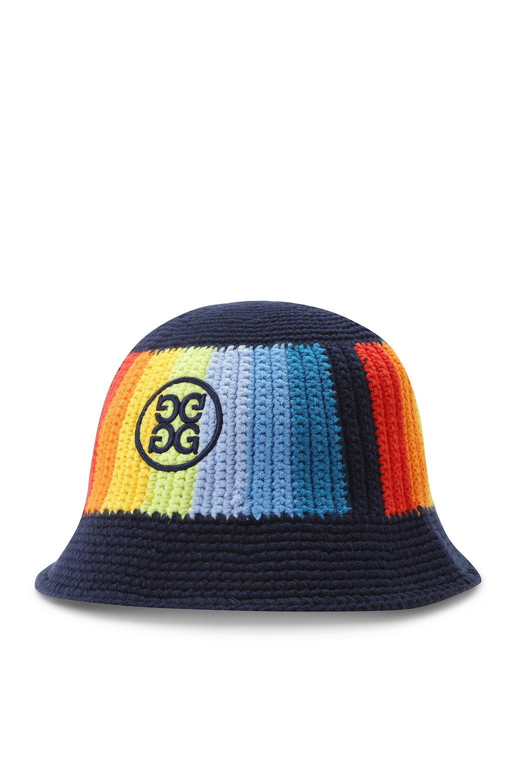 COLOURBLOCK CROCHET BUCKET HAT(WOMEN)_G/FORE