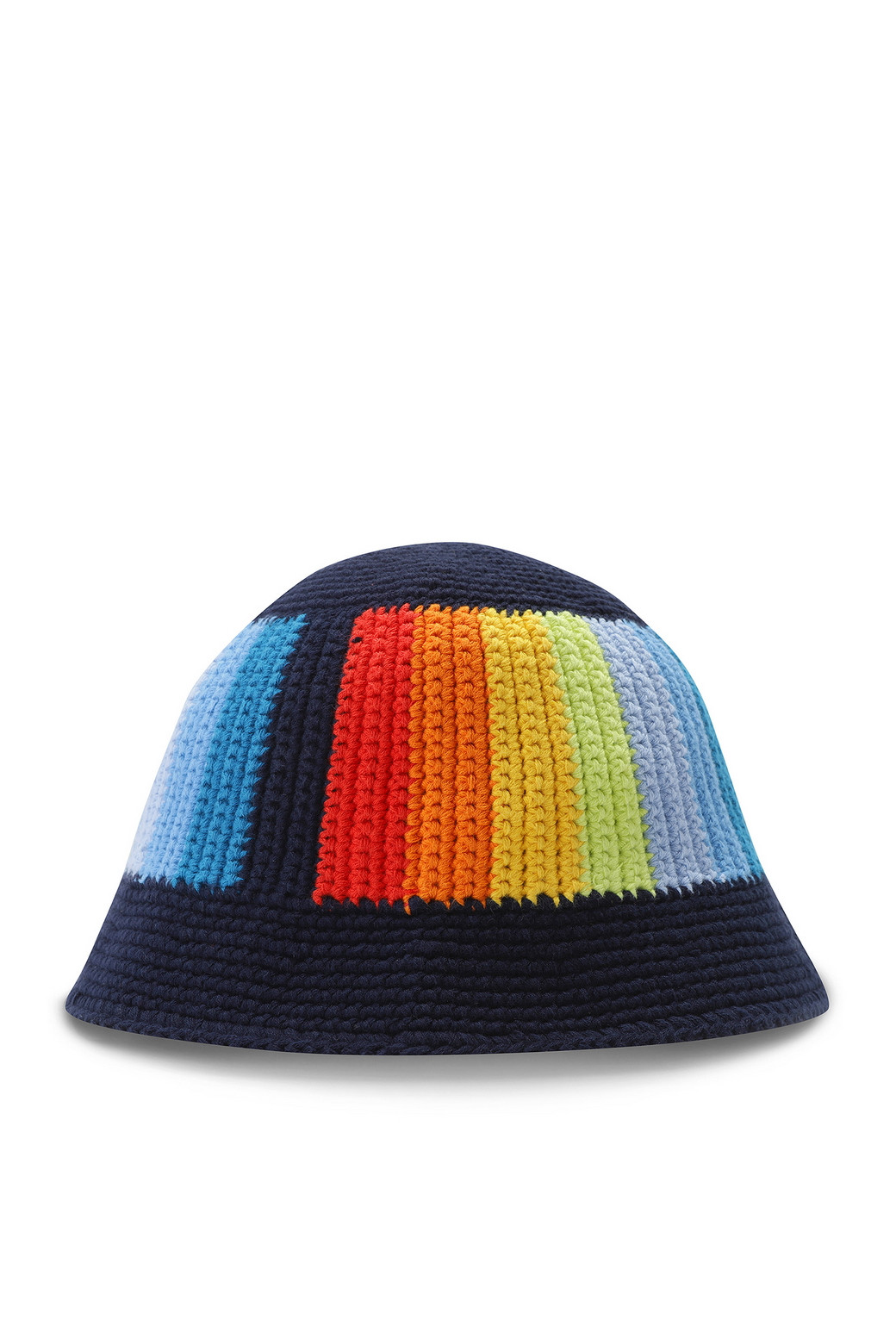 COLOURBLOCK CROCHET BUCKET HAT(WOMEN)_G/FORE