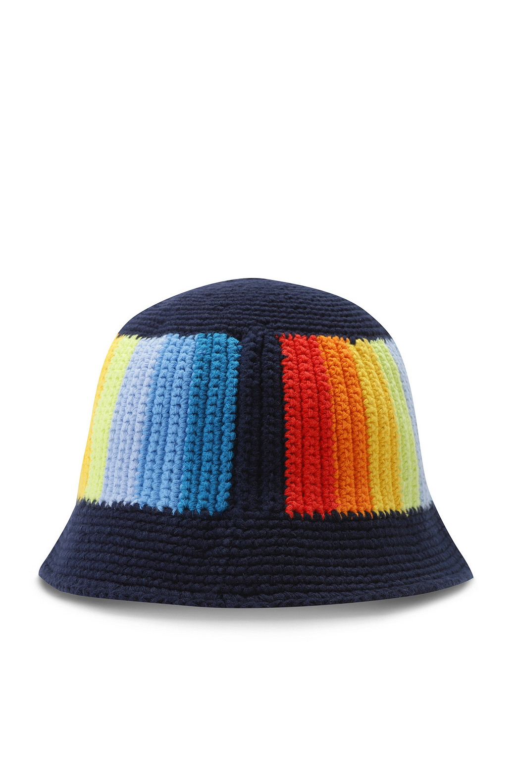 COLOURBLOCK CROCHET BUCKET HAT(WOMEN)_G/FORE