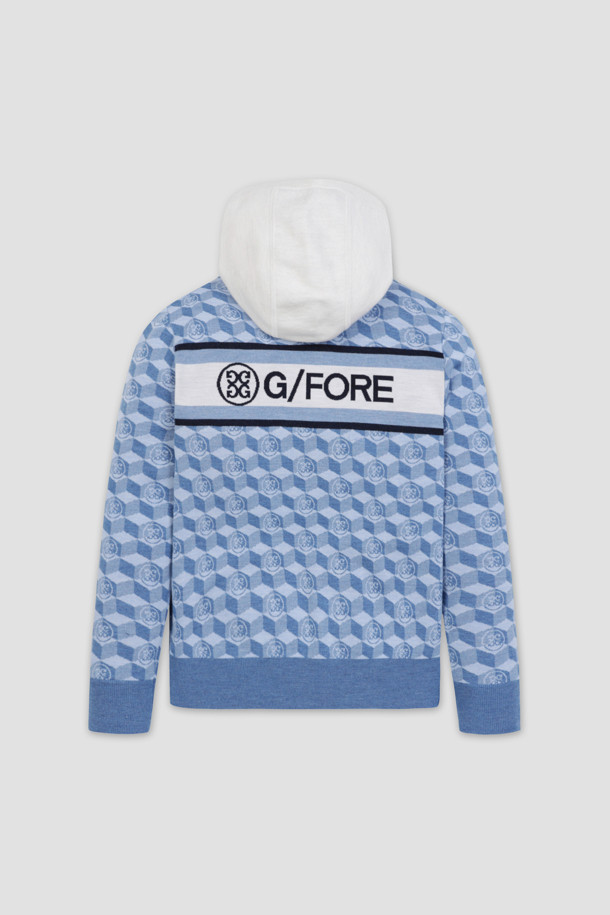 G/FORE -  - PATTERN KNIT HOODIE SWEATER(MEN)