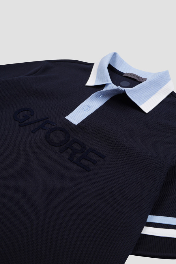 G/FORE -  - KNITTED COLLAR POLO T-SHIRT(MEN)