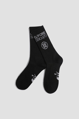 JACQUARD CREW SOCKS(MEN)