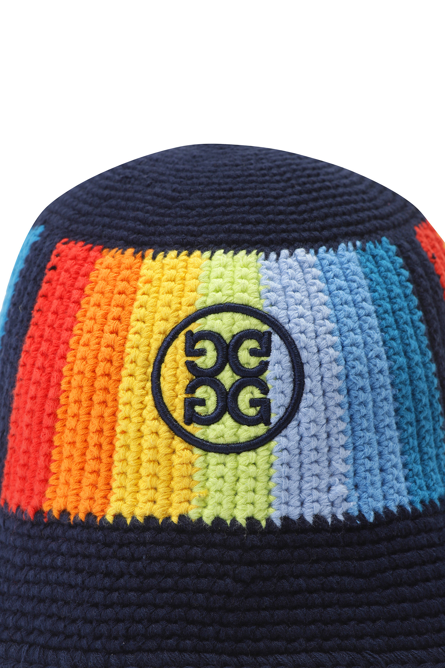 COLOURBLOCK CROCHET BUCKET HAT(WOMEN)_G/FORE