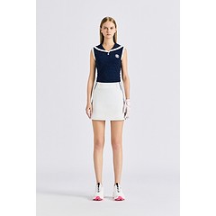 JACQUARD SAILOR-COLLAR T-SHIRT(WOMEN)-a