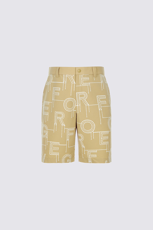지포어-MEN APPAREL-LOGO-EMBROIDERED SHORT(MEN)