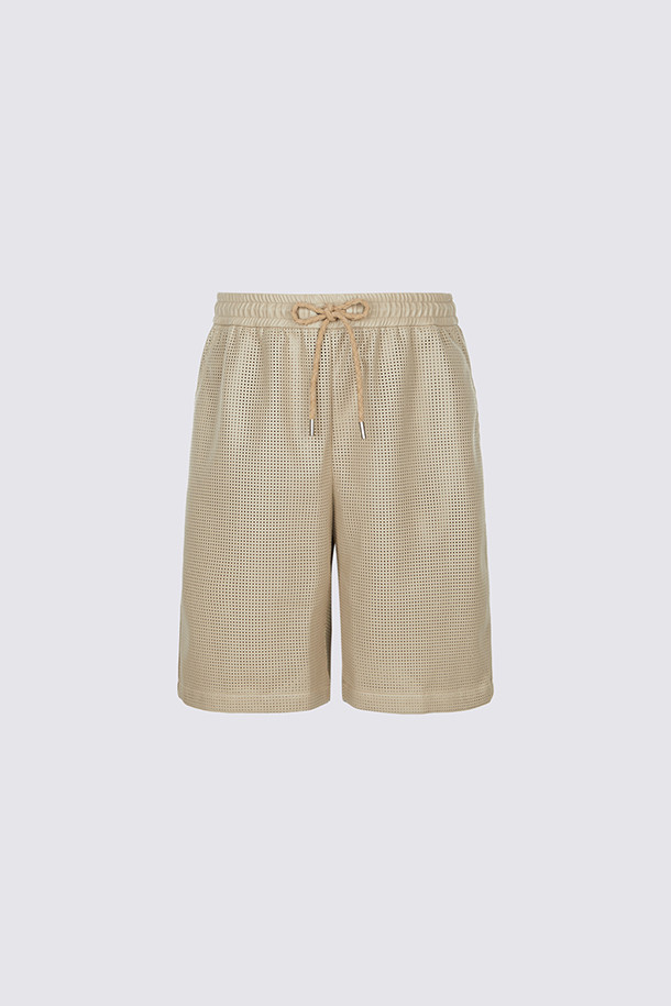 지포어-MEN APPAREL-FAUX LEATHER SHORTS(MEN)