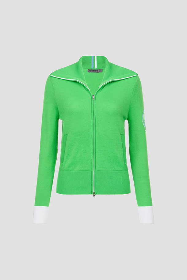 지포어-WOMEN APPAREL-FULL-ZIP COLOUR SWEATER(WOMEN)