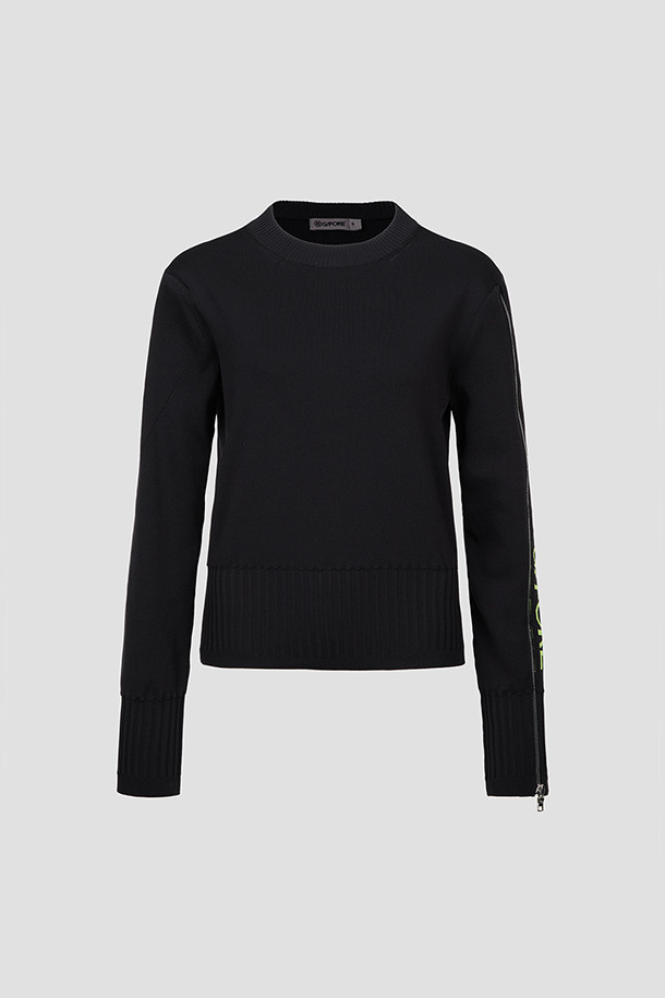 지포어-WOMEN APPAREL-ZIPPER-DETAILED SWEATER(WOMEN)