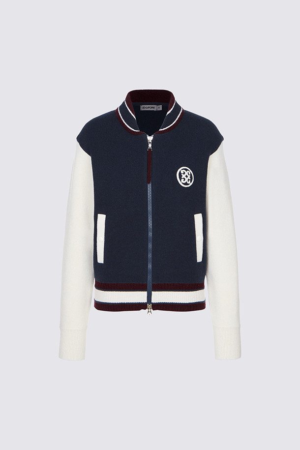 지포어-WOMEN APPAREL-VARSITY FULL ZIP SWEATER(WOMEN)