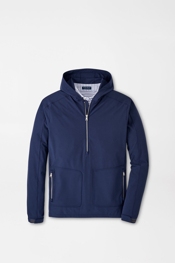 PETER MILLAR - 긴팔 상의 - QUEST HALF ZIP HOODIE