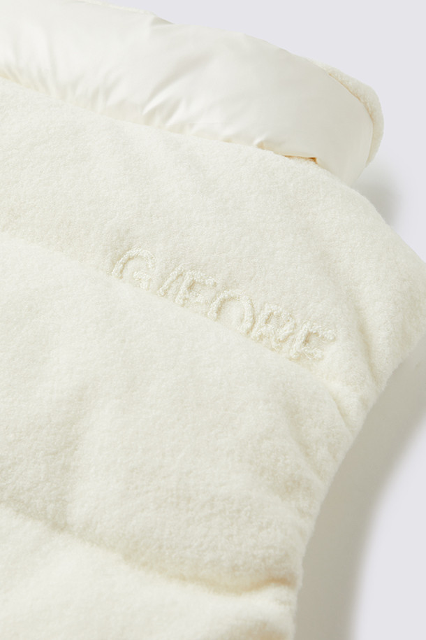 지포어-WOMEN APPAREL-BOUCLÉ DOWN VEST(WOMEN)