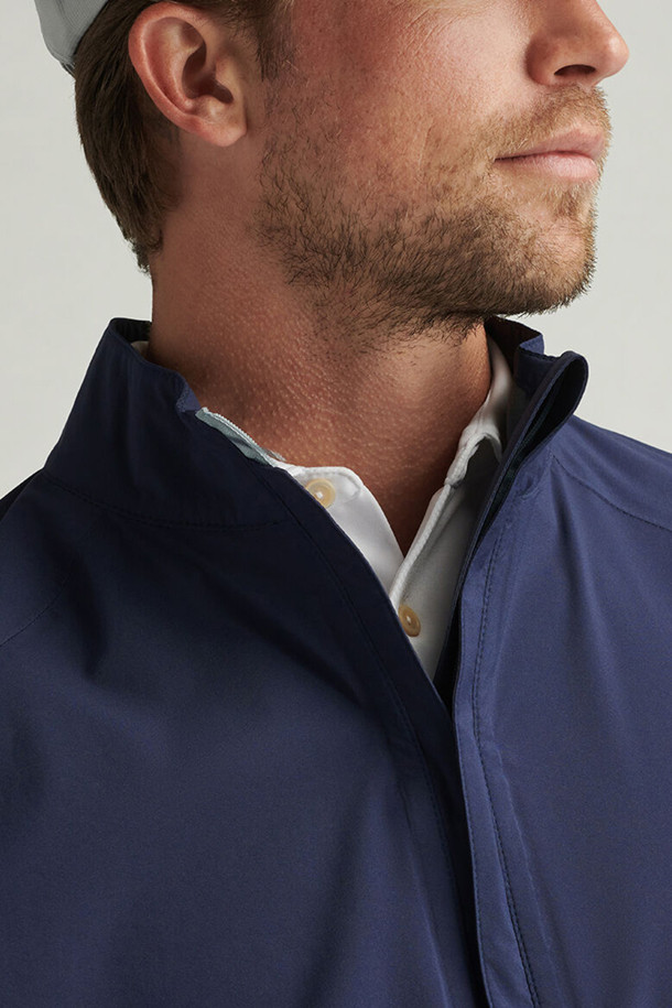 PETER MILLAR - 블루종/점퍼 - SHIELD HALF-ZIP RAIN SHELL