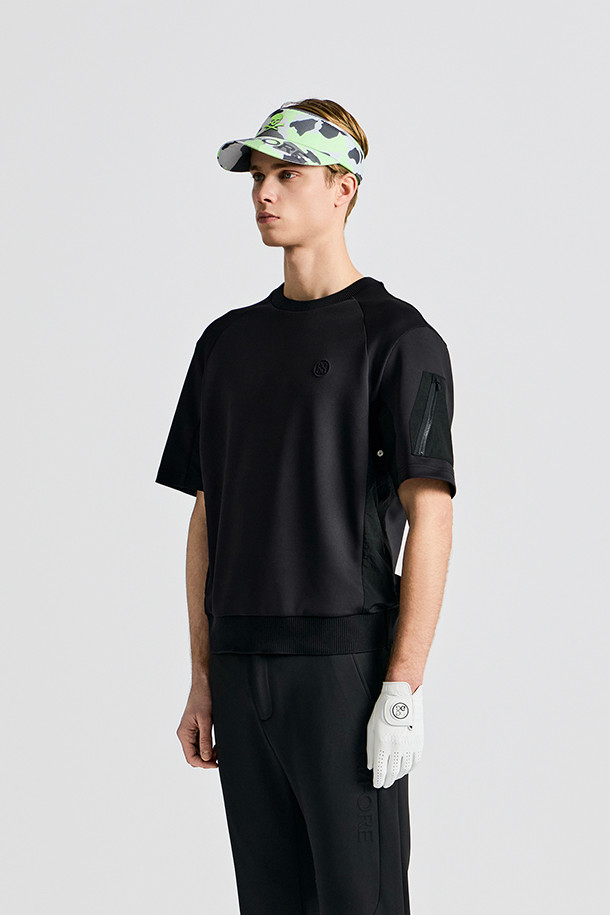 지포어 | JERSEY WOVEN HYBRID T-SHIRT(MEN)