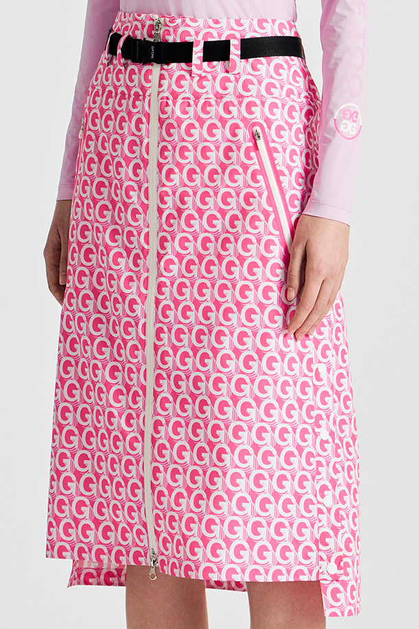 지포어-WOMEN APPAREL-COLOUR RAINBREAKER SKIRT(WOMEN)