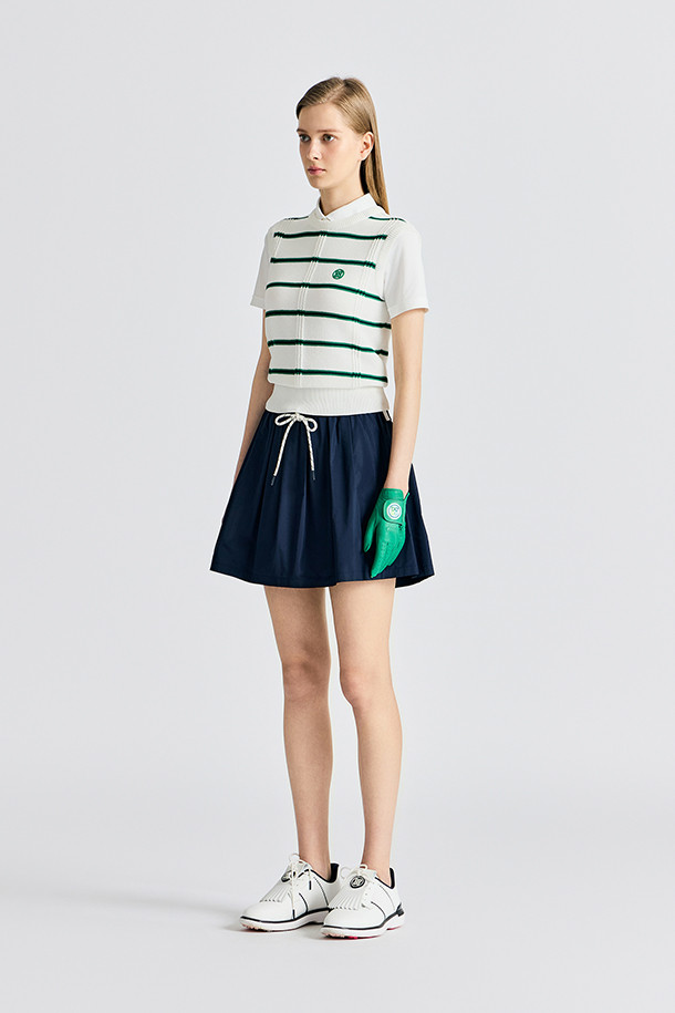 지포어-WOMEN APPAREL-STRIPED CREWNECK VEST(WOMEN)