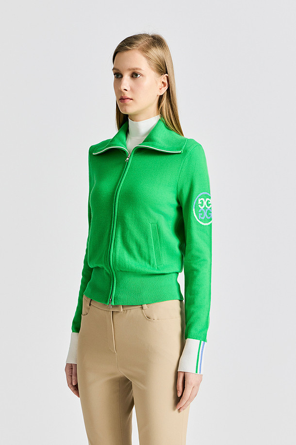 지포어-WOMEN APPAREL-FULL-ZIP COLOUR SWEATER(WOMEN)