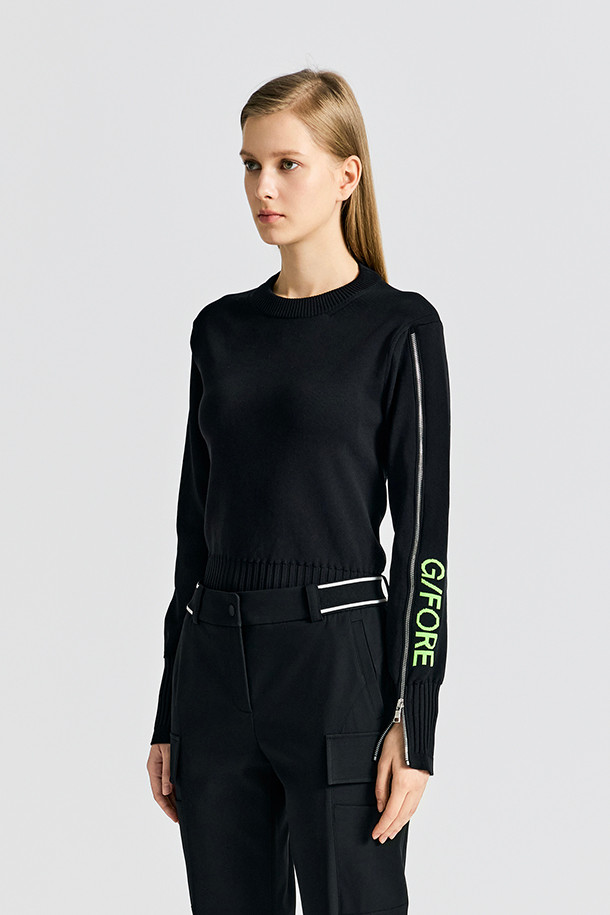 지포어-WOMEN APPAREL-ZIPPER-DETAILED SWEATER(WOMEN)