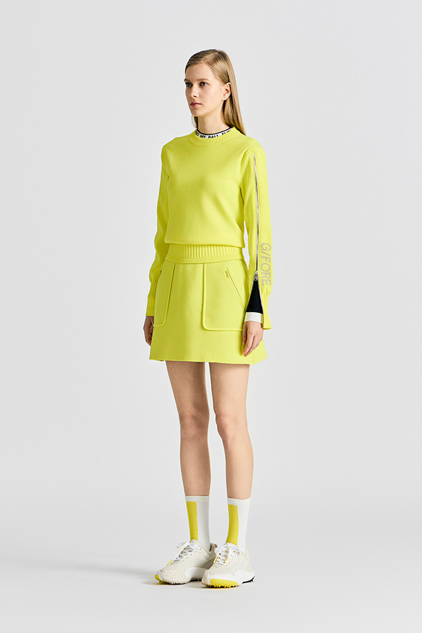 지포어-WOMEN APPAREL-ZIPPER-DETAILED SWEATER(WOMEN)