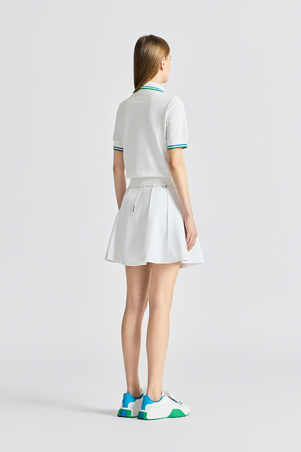 지포어-WOMEN APPAREL-FLOCKING PRINTED T-SHRIT(WOMEN)