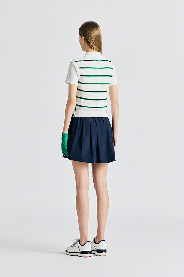 지포어-WOMEN APPAREL-STRIPED CREWNECK VEST(WOMEN)