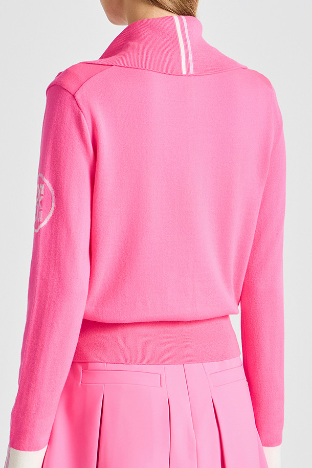 지포어-WOMEN APPAREL-FULL-ZIP COLOUR SWEATER(WOMEN)