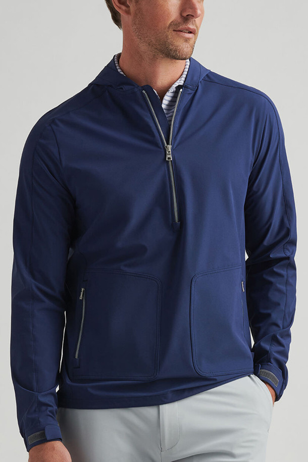 PETER MILLAR - 긴팔 상의 - QUEST HALF ZIP HOODIE