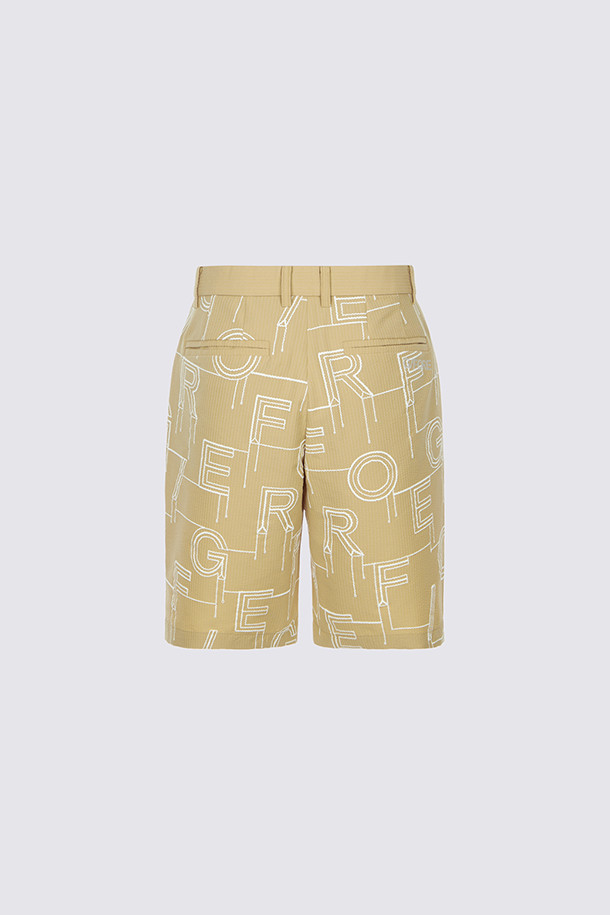 지포어-MEN APPAREL-LOGO-EMBROIDERED SHORT(MEN)