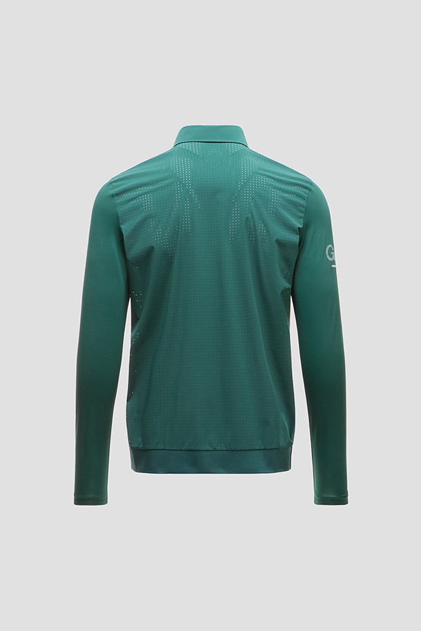 지포어-MEN APPAREL-WOVEN COOL-SLEEVES POLO(MEN)