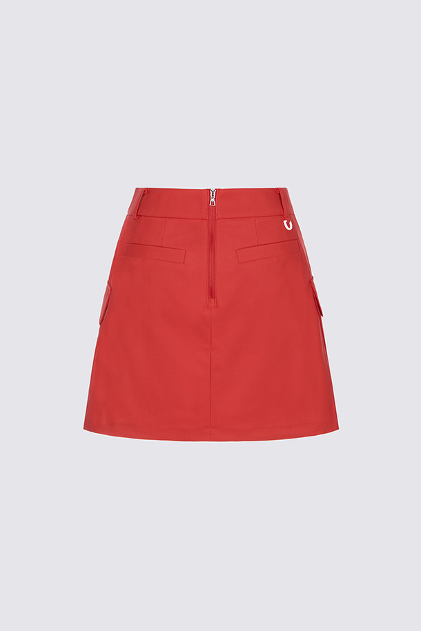 지포어-WOMEN APPAREL-POCKET SKIRT (WOMEN)