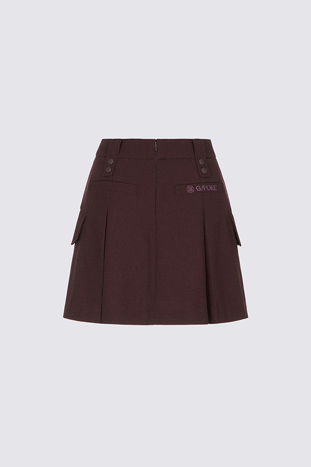 지포어-WOMEN APPAREL-TWILL A-LINE SKIRT(WOMEN)
