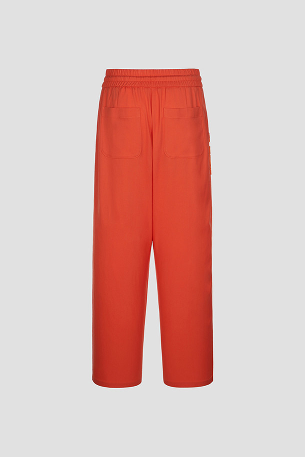 지포어-WOMEN APPAREL-SIDE LOGO SATIN PANT(WOMEN)