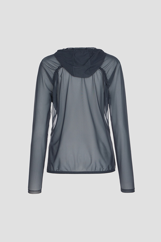 지포어-WOMEN APPAREL-MESH LAYERED LONG SLEEVES(WOMEN)